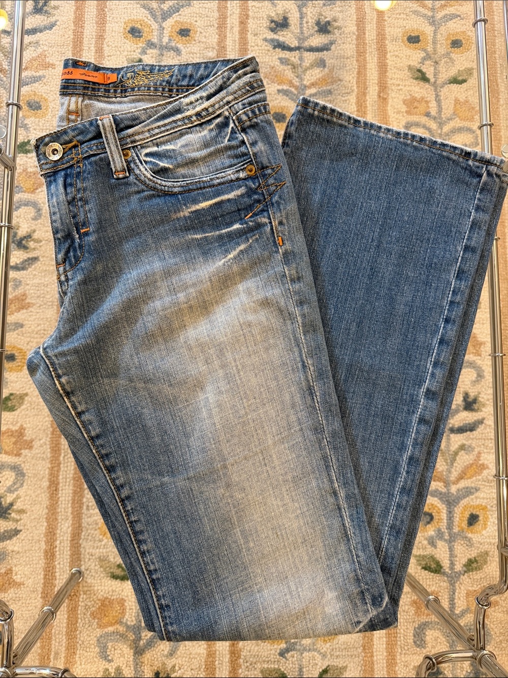 Vigoss Light/Medium Blue Bootcut Jeans